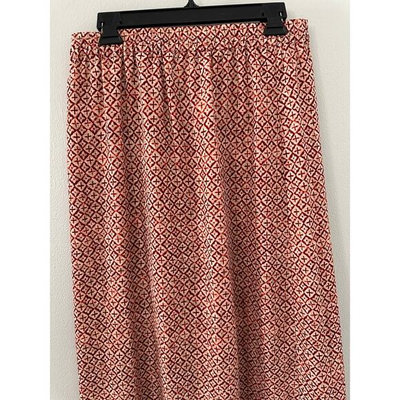 Michael Kors Printed Grenadine Front Slit Maxi Skirt sz Small - Picture 2 of 3